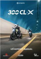 CFMOTO 300CL-X - Uzivatelsky manual SK 2023 